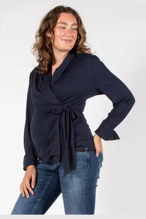 Love2wait Zwangerschaps overslagtop Dames Viscose V