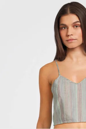 Like Flo Young cropped top lila Paars Meisjes Katoen V