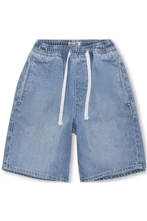 Only & Sons JUNIOR denim straight short Korte broek Blauw