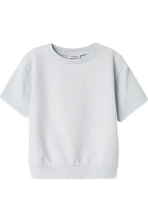 Lil Atelier MINI sweater lichtblauw Effen