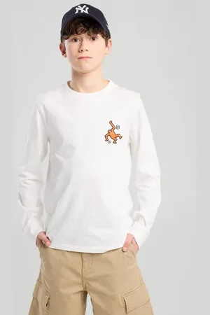 America today Longsleeve Jongens Katoen Ronde hals Backprint