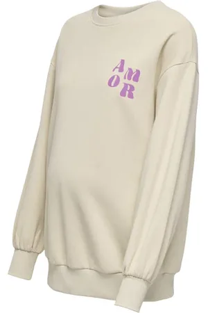 ONLY Zwangerschaps sweater Trui Backprint