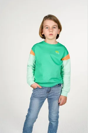 B.Nosy Sweater groen Meerkleurig