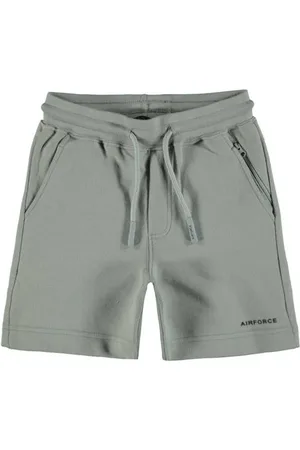 Airforce Sweatshort van katoen Effen