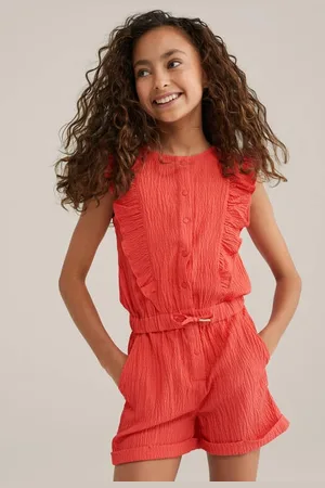 WE Fashion Playsuit Meisjes Polyester Ronde hals All over print