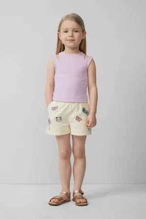QS by s.Oliver Casual short Korte broek Meisjes Katoen Effen