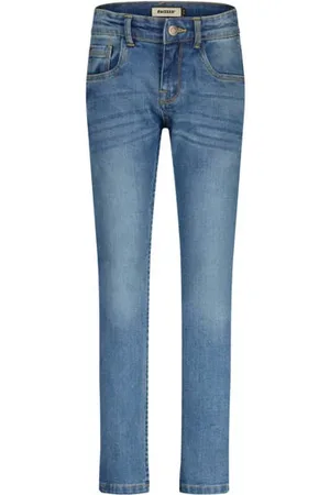 Raizzed Slim fit jeans medium blue denim Blauw Jongens Stretchdenim Effen