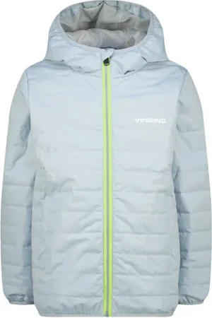 Vingino Jack blauw Jas Jongens Nylon Capuchon Logo