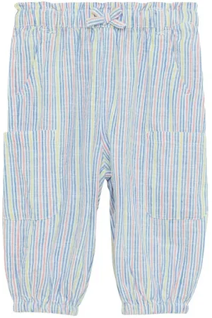 QS by s.Oliver Casual broek blauw Meisjes Katoen Streep