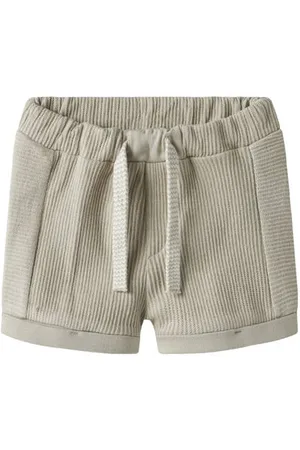 NAME IT BABY regular casual short beige Korte broek Jongens Katoen Effen