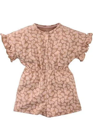 Z8 Mini playsuit Carmela met all over print Meisjes Stretchkatoen Ronde hals