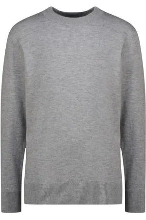 Vingino Longsleeve grijs melange Jongens Viscose Ronde hals Effen