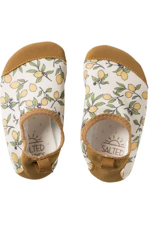 Salted Stories Waterschoentjes Lemons ecru/geel/groen Jongens/Meisjes Polyester