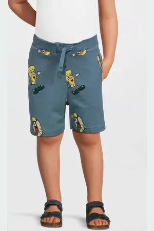 NAME IT MINI casual short blauw Korte broek Jongens Sweat Effen