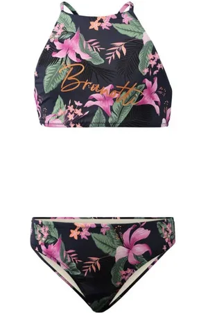 Brunotti Crop bikini Camelia Meisjes Polyester Bloemen