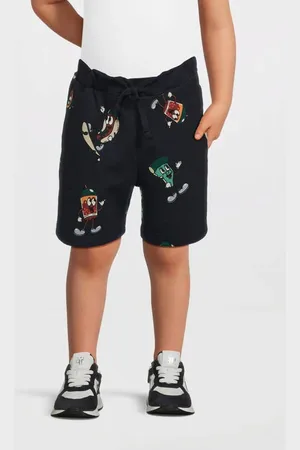 NAME IT MINI casual short donkerblauw Korte broek Jongens Sweat Effen