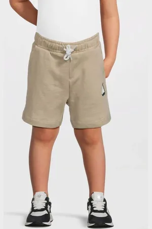 NAME IT MINI sweatshort zand Korte broek Bruin Logo
