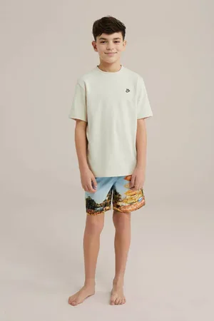 WE Fashion Zwemshort Jongens Polyester All over print