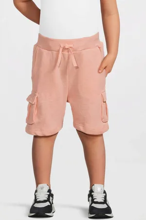 NAME IT MINI sweatshort roze Korte broek Effen
