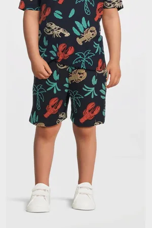 NAME IT MINI sweatshort donkerblauw Korte broek Effen