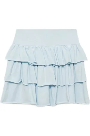 MANGO Skort Rok Meisjes Stretchkatoen Effen