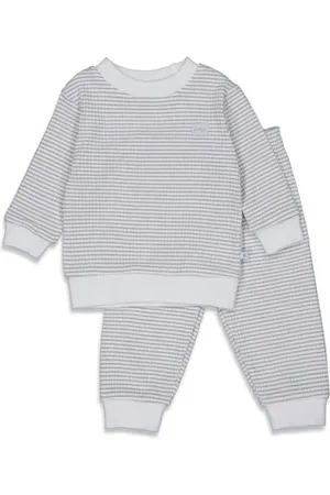 FEETJE Wafel pyjama Jongens/Meisjes Katoen Ronde hals Streep