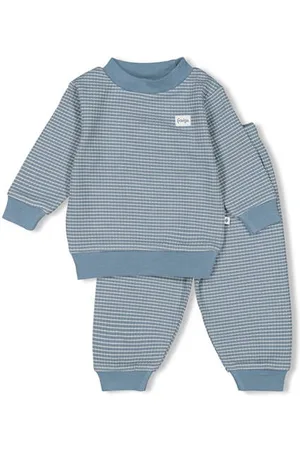 FEETJE Wafel pyjama Jongens/Meisjes Katoen Ronde hals Streep