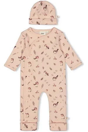 FEETJE Geschenkset boxpak + muts met all over print Meisjes Stretchkatoen Ronde hals