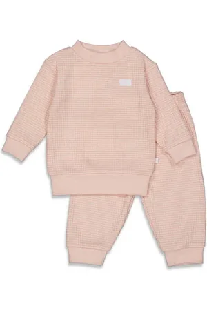 FEETJE Wafel pyjama Jongens/Meisjes Katoen Ronde hals Streep