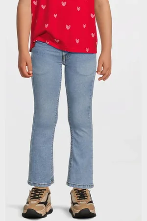 KIDS bootcut jeans Blauw Meisjes Stretchdenim