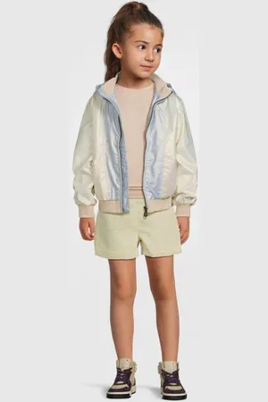 Like Flo Zomerjas lichtgeel Meisjes Polyester Capuchon Meerkleurig