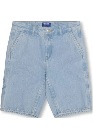 Only & Sons JUNIOR denim straight short Korte broek Blauw
