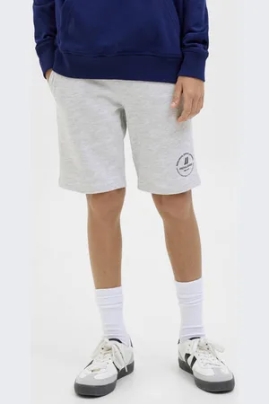 JACK & JONES JUNIOR sweatshort JPSTSWIFT met printopdruk Korte broek