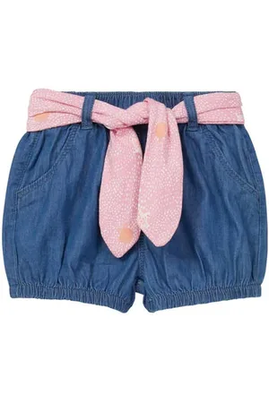 QS by s.Oliver Short Blauw Effen