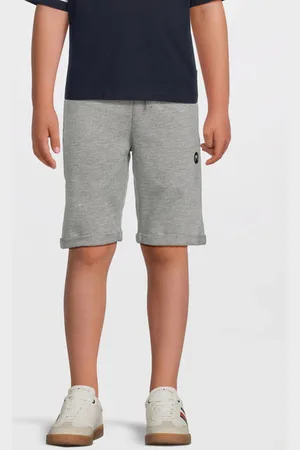 NAME IT KIDS sweatshort grijs melange Korte broek Gemêleerd