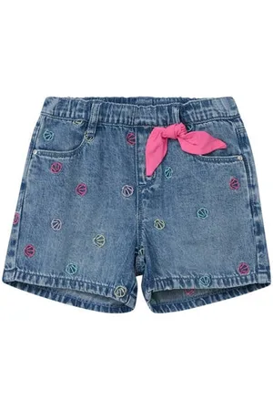 QS by s.Oliver Short Blauw All over print