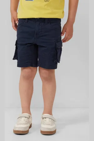 QS by s.Oliver Denim short donkerblauw Jongens Stretchdenim Effen