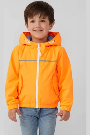 QS by s.Oliver Outdoor jas lente Jongens Polyester Capuchon Effen