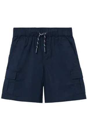 QS by s.Oliver Casual short donkerblauw Korte broek Jongens Katoen Effen