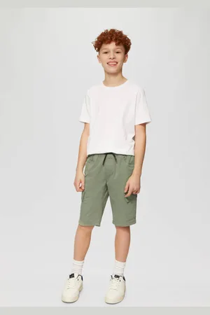 QS by s.Oliver Cargo short Korte broek Jongens Stretchkatoen Effen