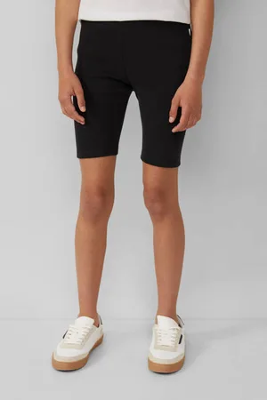QS by s.Oliver Biker short Korte broek Meisjes Stretchkatoen Panterprint