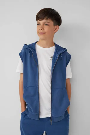QS by s.Oliver Gilet Jongens Sweat Capuchon Effen