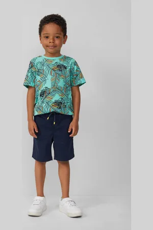 QS by s.Oliver Casual short donkerblauw Korte broek Jongens Stretchkatoen Effen