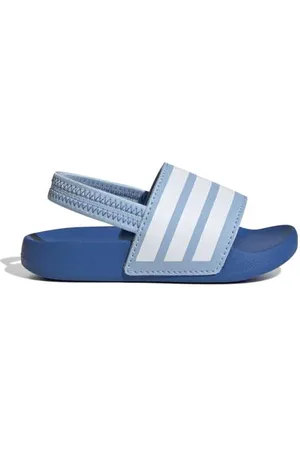 adidas Sportswear Adilette Estrap badslippers met hielbandje Jongens/Meisjes Rubber