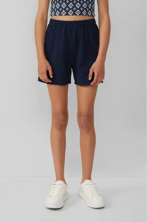 QS by s.Oliver Casual short donkerblauw Korte broek Meisjes Katoen Effen