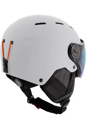 Sinner Ski helm met vizier Typhoon Visor (blauwe lens) Skihelm Jongens/Meisjes ABS