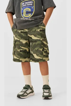 CoolCat Cargo short Jaxx camo Korte broek Jongens Katoen Camouflage