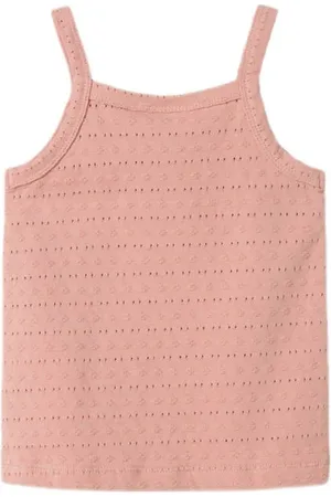 Lil Atelier MINI longsleeve Meisjes Katoen Vierkante hals Effen
