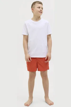 JACK & JONES JUNIOR zwemshort Jongens Nylon Tekst