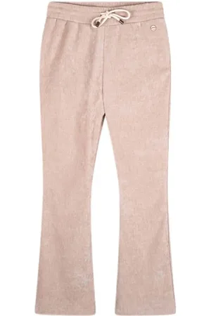 NoNo Flared broek Sady Ecru Meisjes Polyester Effen